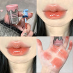 Tea Cup Design Jelly Moisturizing Lip Glaze Crystal Nude Mirror Cherry Pink Lip Tint Plumper Oil Water Gloss Liquid Lipstick