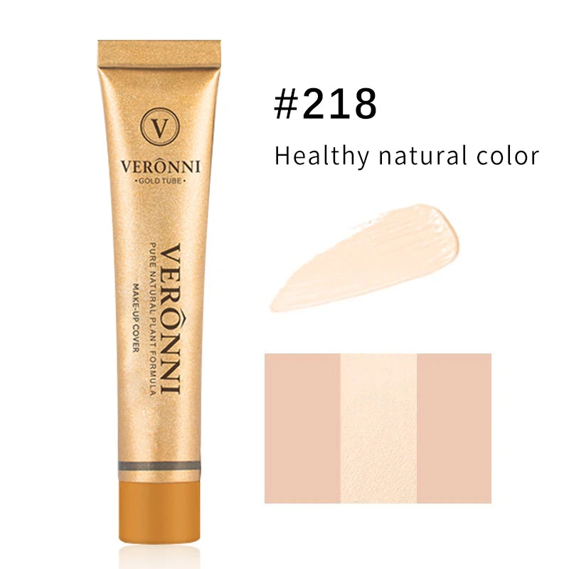 VERONNI Brand Maquiagem Liquid Concealer 30g Flawless Waterproof Body Tattoo Makeup Cover Foundation Face Cosmetics Make Up Base