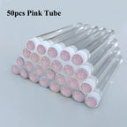 50Pc Reusable Eyebrow Brush Tube Eyelash Brush Eyebrow Brush Replaceable Dust-proof Sparkling Diamond Makeup Brush