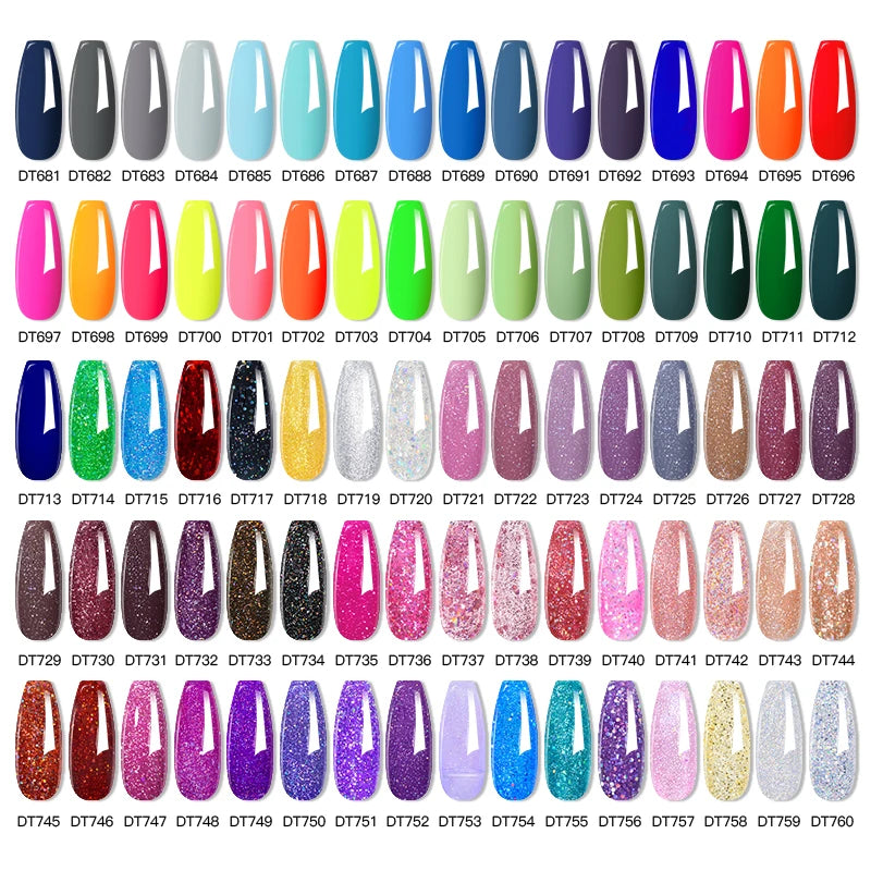 6pcs Nail Gel Polish Set Nude Pink Red UV/LED Nail Art Vernis Gel for Manicure Design All-Season Semi Permanent Quick Dry