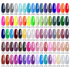 6pcs Nail Gel Polish Set Nude Pink Red UV/LED Nail Art Vernis Gel for Manicure Design All-Season Semi Permanent Quick Dry