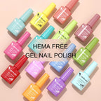 Venalisa HEMA TPO FREE 7.5ml Gel Polish Nail French Pink Jelly Nude Collection Nail Gel Polish Glitter Gorgeous Soak Off UV LED