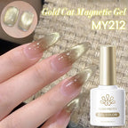 BORN PRETTY 10ml Dark Red Cat Magnetic Gel Nail Polish for Winter Nails DIY Jelly Glass Silver-Light Varnis Semi Permanent