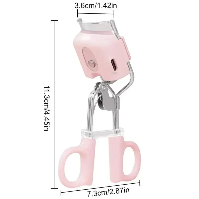 1PC Lady Heating Electric Eyelash Curler Cosmetic Makeup Tools Clip Lash Curler Lasting Lash Lift Eyelashes Makeup Beauty Tool
