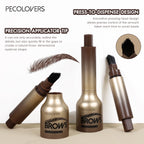 1pc 3D Wild Eyebrow Pencil Microblading Eyebrow Tint Pen Square Angled Brush Brow Dye Cream Anti-smudge Waterproof