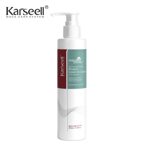 Karseell Leave In Conditioner Repair Protein Cream Hair Treatment  Natural Essences Organic Protein Cream for Dry Damaged Hair