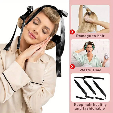 Heatless Curling Curler Lazy Sleeping Hair Rollers No Heat Curling Stick Make Hair Curl Hair Styling Tools for Long Hairdressing