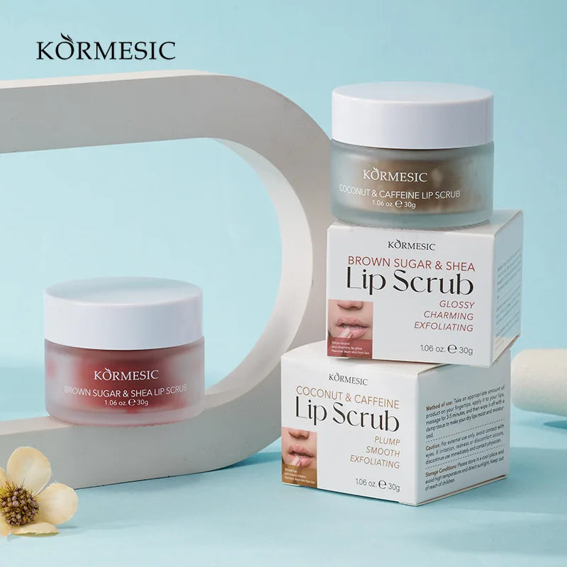 Moisturizing Anti-Cracking Lip Scrub, Brightens, Whitens, and Softens Lips, Gently Removes Dead Skin and Chapped Skin