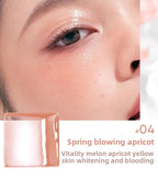 Judydoll Cream Blush Highlighter Palette - Dewy Glow, Multi-Use Makeup Stick for Cheeks Eyes Lips, Blurring Volumizing Effect