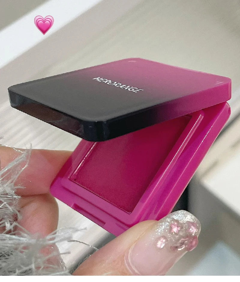 HERORANGE youth monochrome makeup eye shadow ins pearlescent fine flash natural delicate mashed potato eye shadow plate