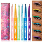 Shiny Chameleon Metallic Blue Eyeliner Gel Pen Eyeshadow Multicolor Eye Liner Pearlescent Polarized Glitter Eyes Pigment Makeup