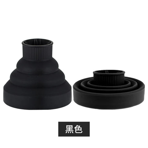 Silicone  Salon Tool Black Pink Universal Hairdryer Diffuser Cover Adjustable Temperature Resistant Dispersing Drying Hair Dryer