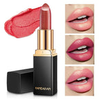 Mermaid Maggie Lipstick 9 Colors Long Lasting Shiny Metallic Lipsticks Pearls Changing Warm Gold Plated Women Lip Cosmetics