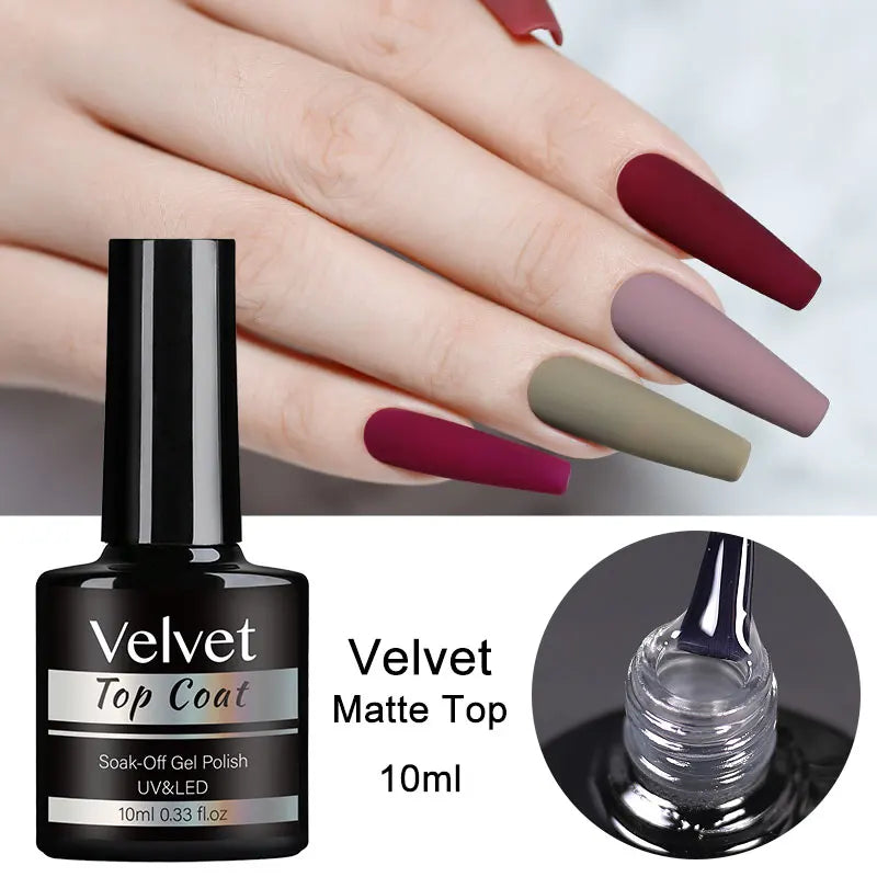 Clou Beaute 15ml Red Black White Green Neon Gel Nail Polish Base Top Coat Velvet Top 400 Colors Semi Permanent Gel Nail Varnish