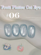 MIANEL 12ML 1-12pcs Jiannan Bistro Cat Eye Gel Nail Polish Blue Nails White Nails Pink Nails Nail Art Use Nail Supplies