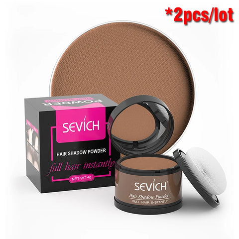 Sevich Hairline Shadow Powder Instantly Black Root Cover Up Natural Hair Filling Hair Fluffy Powder Waterproof Hair Concealer