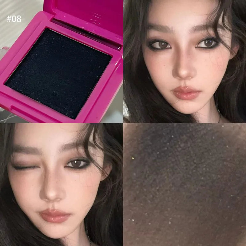 HERORANGE youth monochrome makeup eye shadow ins pearlescent fine flash natural delicate mashed potato eye shadow plate