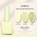 1pc 15ml Milky Jelly Nude Gel Nail Polish Transparent Colors Sheer White Pink Gel Nail Kit For Salon 68 Color