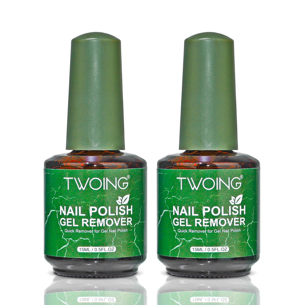 TWOING 2.0 15ml Magic Fast Nail Gel Polish Remover Clean UV Soak Off Semi Permanent Varnish Nail Art Removal Tools Manicure