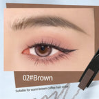 QXQY Eyebrow Pencil Automatic Rotating Double Head Long Lasting Natural Waterproof 5 Color Triangle Eyebrow Pen Make Up