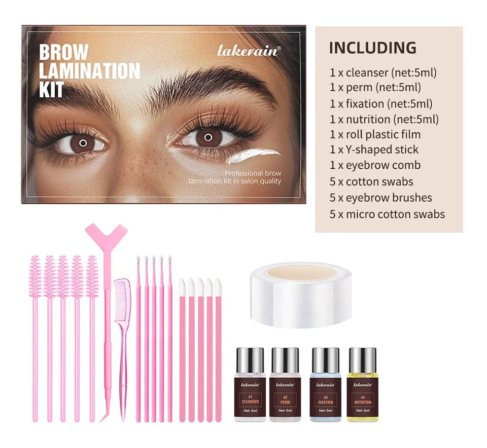 Brow Lift Eyebrow Lifting Semi-permanent Machine Laminated Eyebrow Kit Lamination Eyelashes Make-up for Women Makeup Korean Eyes
