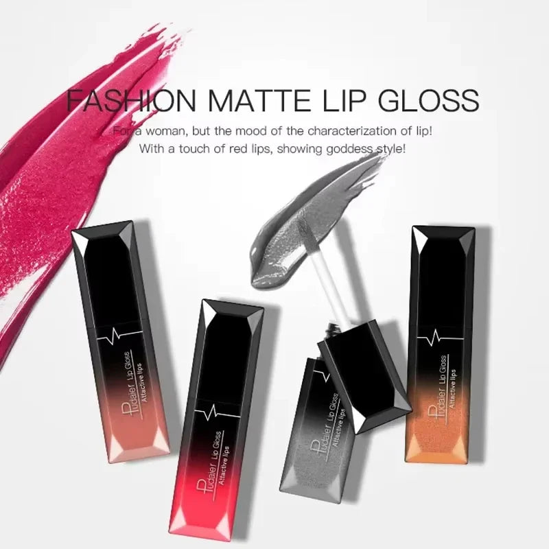 17 Colors Velvet Matte Liquid Lipstick, Waterproof Long Wear Lip Color, High Pigment Smooth Texture, Makeup for All Skin Types