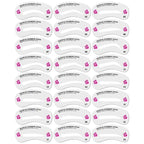 12Styles/set Eyebrow Stencil Set Reusable DIY Eye Brow Drawing Guide Styling Shaping Grooming Template Card Easy Makeup