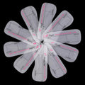 10PCS Women Eyebrow Card Reusable High Durability Eyebrow Stencil Grooming Shaper Template Eye Makeup Tools Stickers