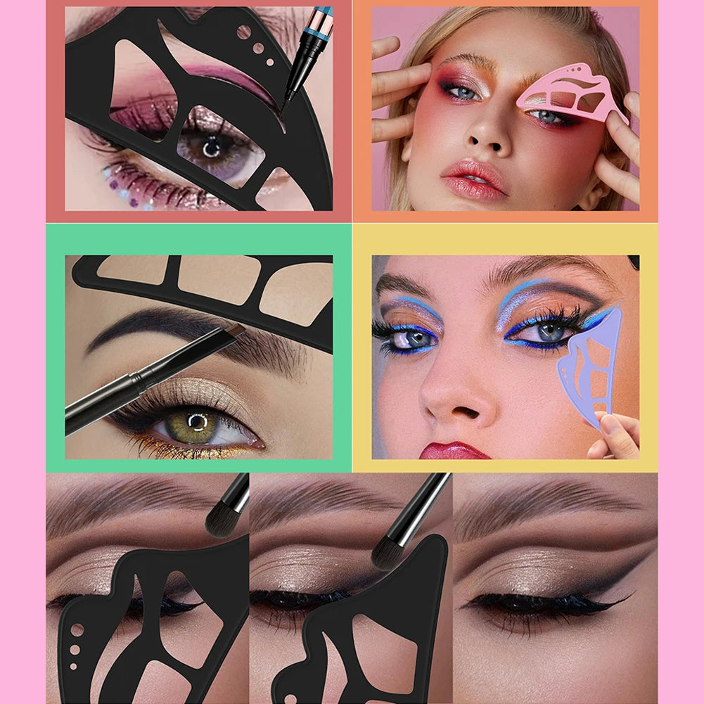 Eyeshadow Stencils Eyeshadow Shaper Make Up Stencils Eye Makeup Tools Eye Makeup Aid Tool Eye Liner Applicator For Beginners