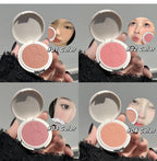 Monochrome Blush Palette Matte Peach Rouge Cute Bunny Rose Red Cheek Tint Blusher Powder Natural Face Contouring Shadow Makeup