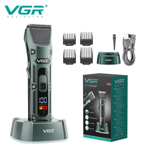 VGR Long Life Hair Trimmer Powerful Power Hair Trimmer Set for Men with Base series hair trimmer