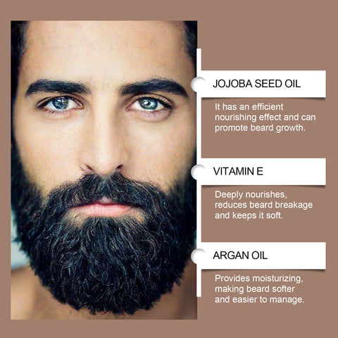 60ml Men Beard Nourishing Conditioner Oil Control Deep Moisturize Restore Soften Improve Hair Loss Beard Growth Conditioner
