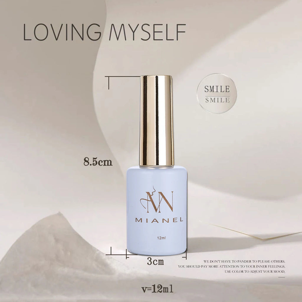 MIANEL 12ML 1-12pcs Jiannan Bistro Cat Eye Gel Nail Polish Blue Nails White Nails Pink Nails Nail Art Use Nail Supplies