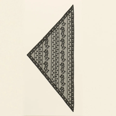 Fashion Ins Lace Hair Scarf Women Retro Triangle Hair Bands Vintage Triangular Headscarf Girls Elegant Headwear Hair Accessories