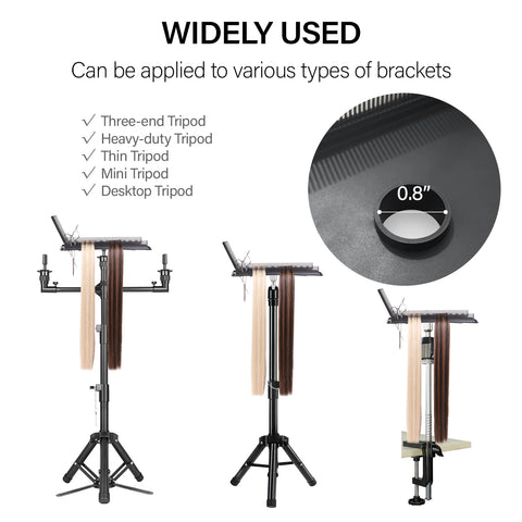 Hair Extensions Rack Holder for Salons Shop Barber Professional Wigs Display Rack Stand Hair Extensions Holder