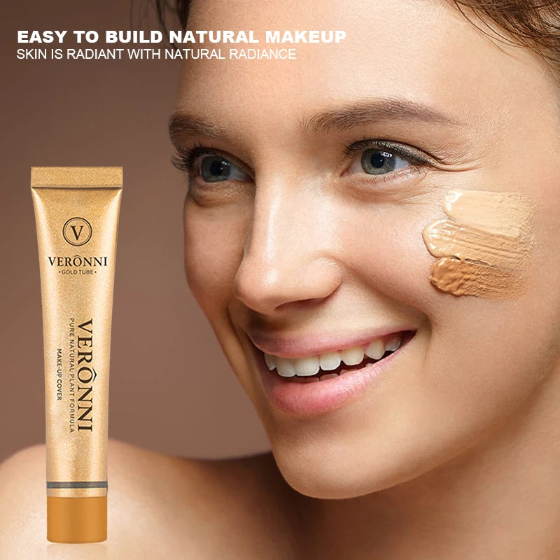 Long-lasting waterproof and sweatproof concealer with natural nude Maquiagem Liquid Concealer Beauty Face  Cosmetics Makeup Base