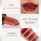 25 Colors Lipstick Non Stick Cup Matte Lip Gloss Waterproof Long Matte Sexy  Red Lip Cosmetics Korean Makeup For Women Gifts