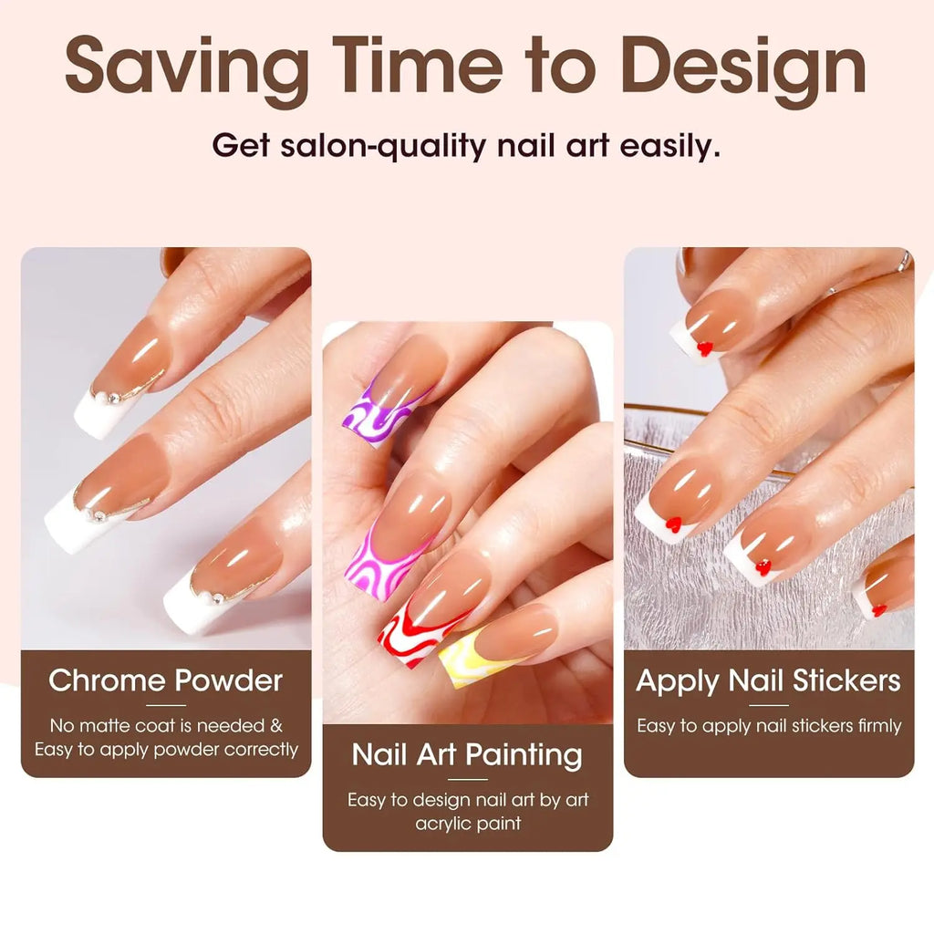 GELLEN Press on Nails for Women 150PCS Almond Shaped False Nails Medium Length Soft Gel Tips Natural Looking Nail Art