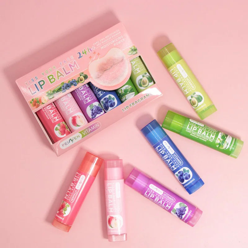 Pennyfun Fruit-Flavored Lip Balm Set: Ultra-Hydrating and Moisturizing Formula - Best-Selling Lip Treatment with a Variety