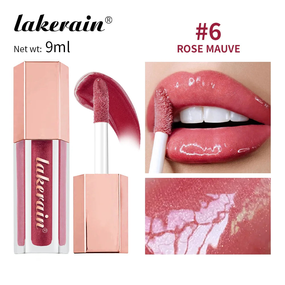 NEW Glitter Gloss Universal Lip Luminizer 8 Colors Makeup Lip Gloss Non-sticky Moisturizing Plumper Long Lasting Glitter Liquid