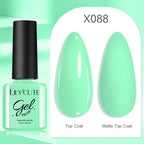 LILYCUTE  5ml Gold Sliver Metallic Liner Gel Nail Polish French Style Super Bright Mirror Pull Line Graffiti Painting Stripe Gel