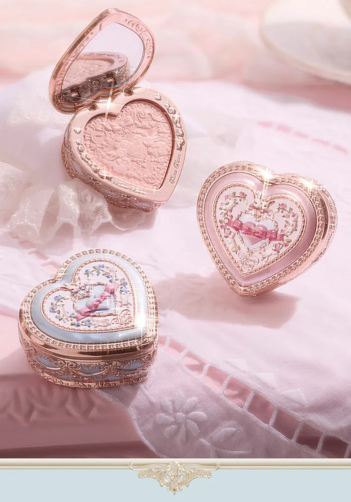 Flower Know Bunny Garden Embossed Blush Smooth Long-lasting All-Day Face Enhancing Makeup Blush Cream For Cheek