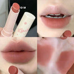 Shimmer Velvet Matte Lipstick Rose Cream Silky Finish Long-Lasting Waterproof Full Coverage Nude Grey Brown Lip Tint Make Up