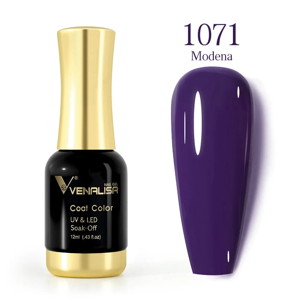 Venalisa 12ml Platinum Gel Nail Polish Super Shiny Effect Nail Gel Perfect Soak off UV&LED Nail Color Foil Chrome Gel Polish