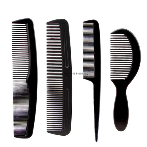 New Arrivals 4/5/6/7pcs Black Barber Accessories Set Detangling Hair Brush Styling Hot Comb Straightener High Quality Hair Combs
