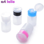75ml Pump Dispenser, Empty Pressurized Bottle for Makeup Remover, Nail Polish Remover and Acetone Liquid