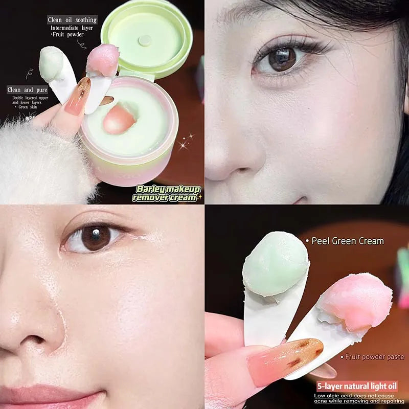 Mild non-irritating Makeup Remover LUCKGO Guava Plant Extract Deep Clean, Moisturizing, Strong Eye Makeup Removal power