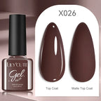 LILYCUTE  5ml Gold Sliver Metallic Liner Gel Nail Polish French Style Super Bright Mirror Pull Line Graffiti Painting Stripe Gel