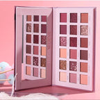 18 Colors Glitter Eyeshadow Palette With Makeup Mirror Pearlescent Matte Shimmer Pigment Nude Long Lasting Eye Shadow Makeup