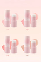 Double-ended Blush Stick Soft Face Brightening Contouring Shadow Blusher Powder Peach Pink Cheek Tint Korean Makeup Cosmetics